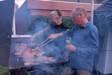 Grillmestre i aktion